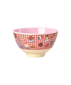 RICE kommetje red kids in paris, melamine, small bowl, kommetje, kinderservies, red kids in paris, parijs, rood, rice, wonderzolder.nl