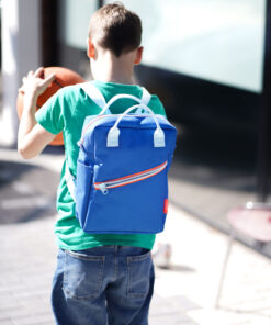 ENGEL. rugzak blue wave, large, backtoschool, engelpunt, blauwe rugzak, wonderzolder.nl