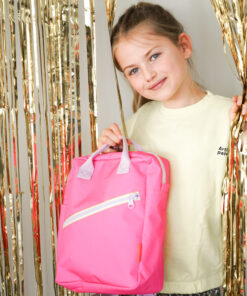 ENGEL. rugzak pink disco, large, backtoschool, engelpunt, roze, wonderzolder.nl