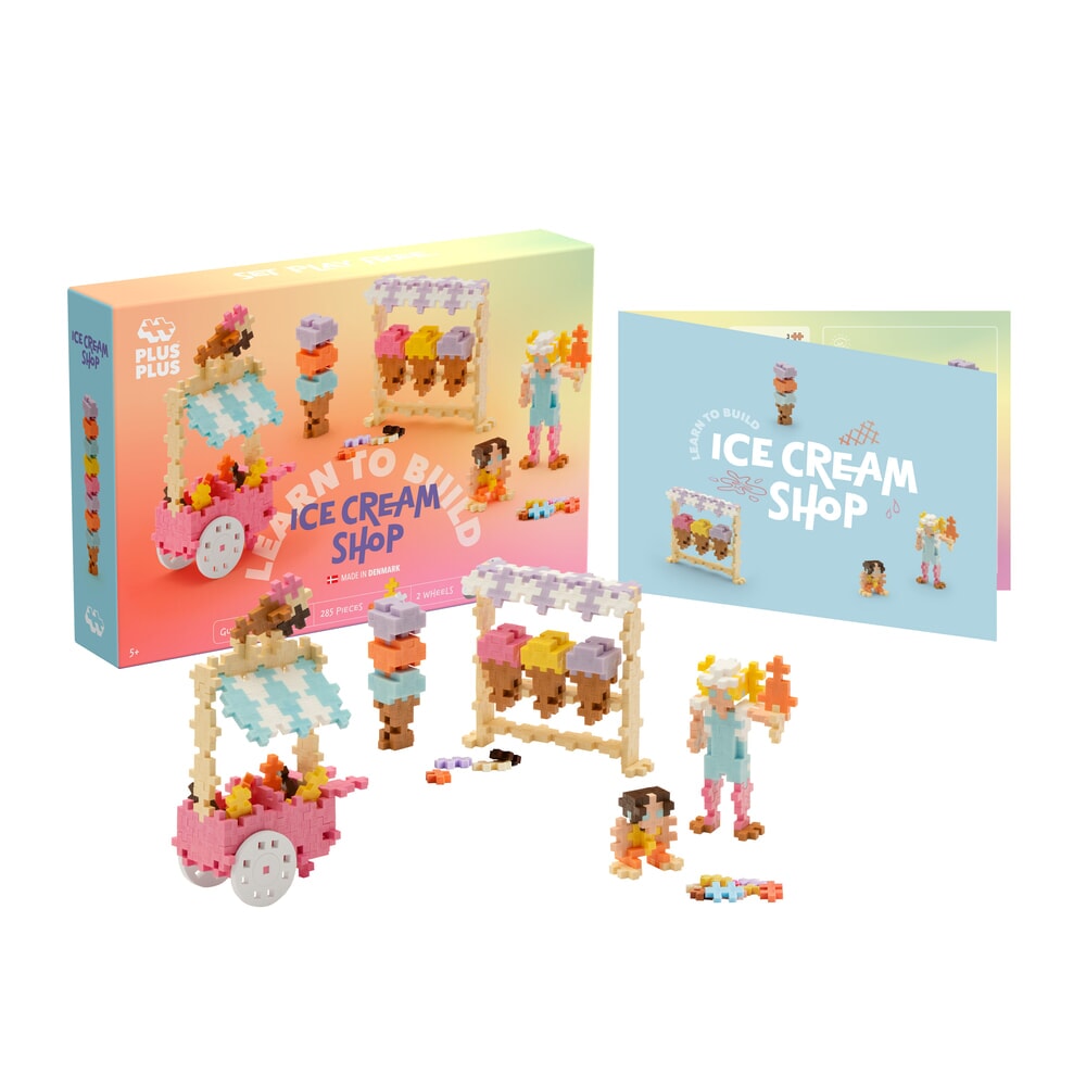 Plus Plus Learn to Build Ice Cream Shop
