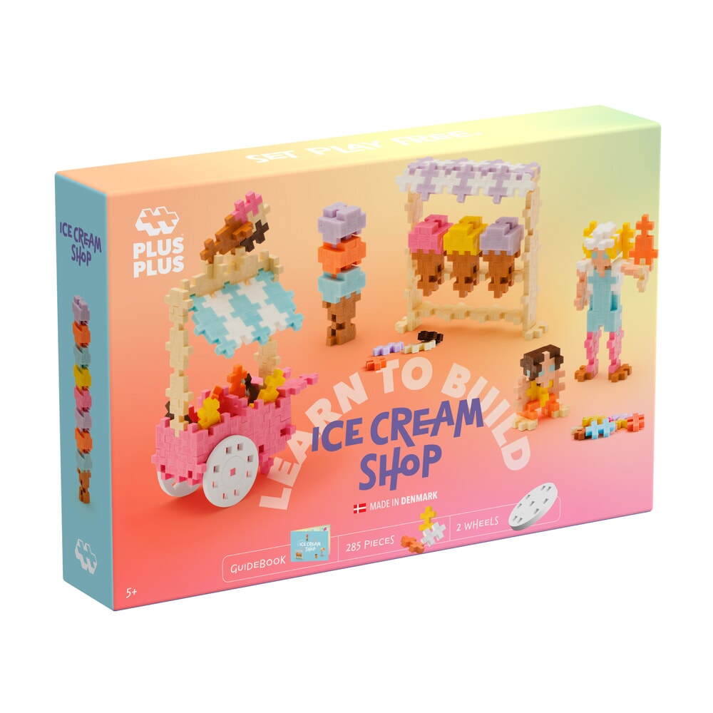 Plus Plus Learn to Build Ice Cream Shop