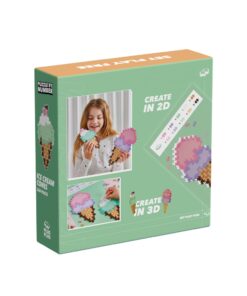 Plus-Plus Puzzle by Number Ice Cream Cones
