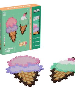 Plus-Plus Puzzle by Number Ice Cream Cones