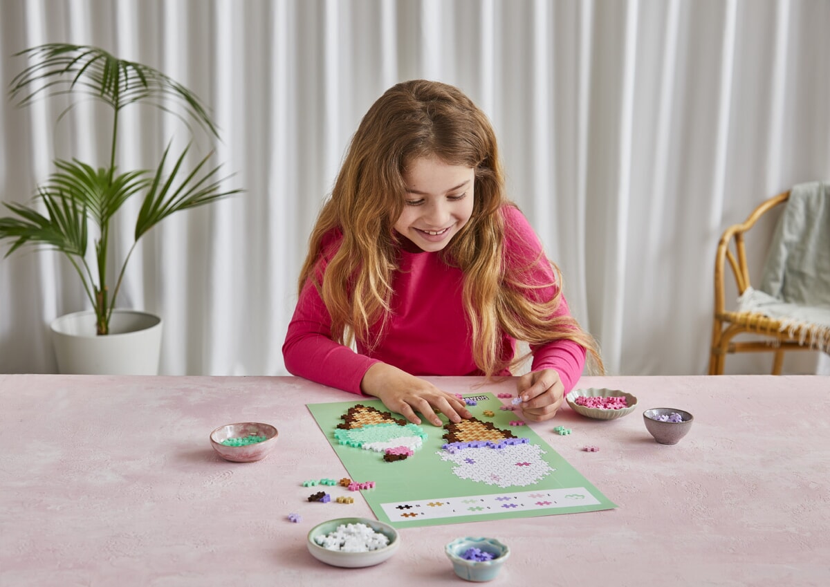 Plus-Plus Puzzle by Number Ice Cream Cones
