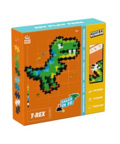 Plus-Plus Puzzle by number T-Rex
