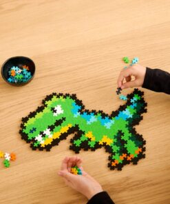 Plus-Plus Puzzle by number T-Rex