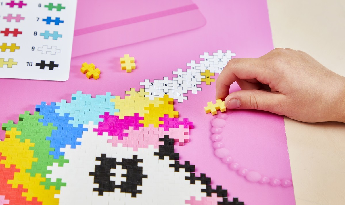 Plus-Plus Puzzle By Number Unicorn