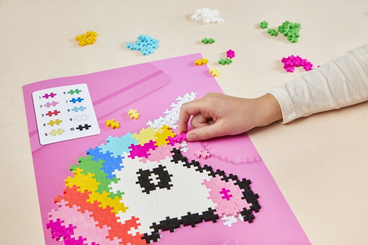 Plus-Plus Puzzle By Number Unicorn
