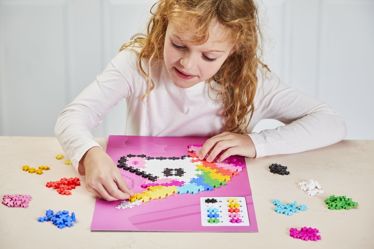 Plus-Plus Puzzle By Number Unicorn