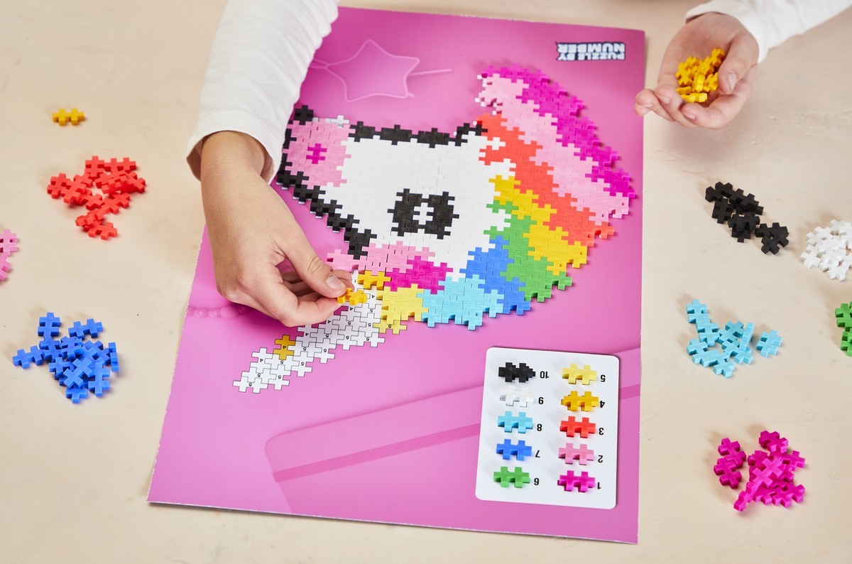 Plus-Plus Puzzle By Number Unicorn