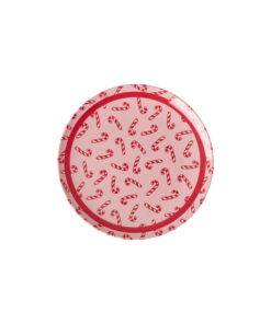 RICE cake plate Candy Cane
