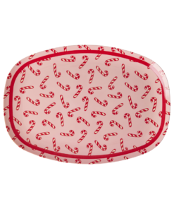 RICE plate Candy Cane