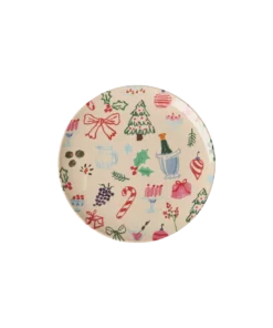 RICE cake plate Xmas Galore