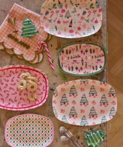 RICE Plate Candy Cane