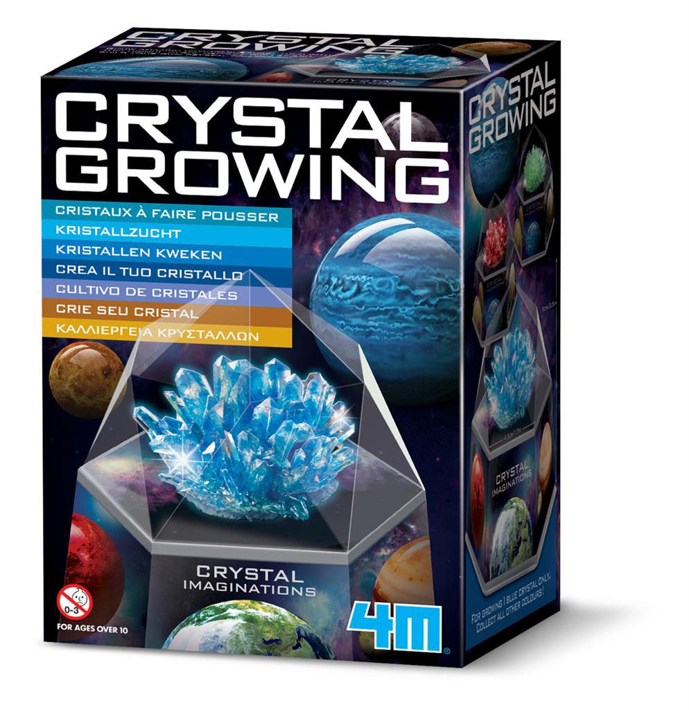 Groeikristal 4M laat je eigen kristal groeien met deze set