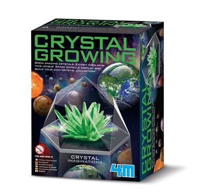 4m groeikristal groen complete set om zelf te kweken