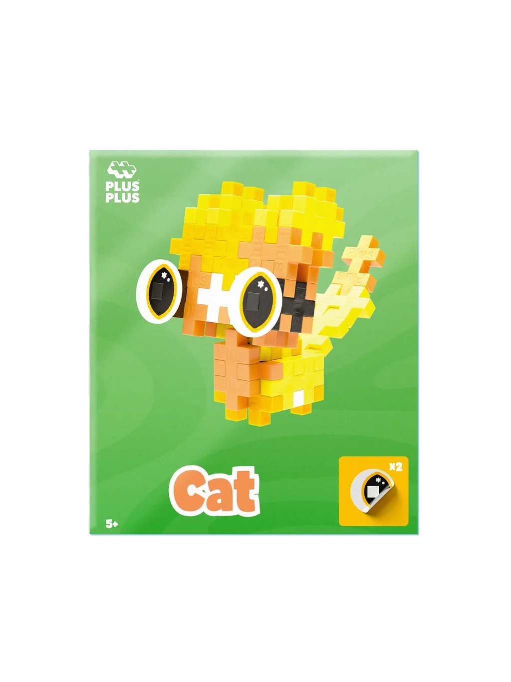 Plus Plus Pet Packet Cat met 39 steentjes