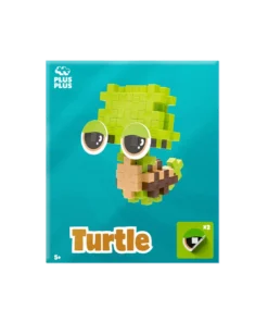 Plus Plus Pet Packet Turtle met 39 stukjes