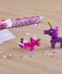 Plus-Plus Glitter Unicorn tube 100 stuks