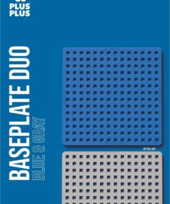 Plus-Plus Baseplate Duo Blue Grey
