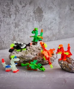 Plus Plus tube Earth Dragons met 100 stukjes